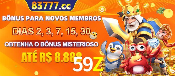 Anúncio dos benefícios para Membro VIP Sênior na plataforma 59Z, incluindo bônus promocionais, semanais e mensais, ilustrado com o personagem Fortune Tiger.